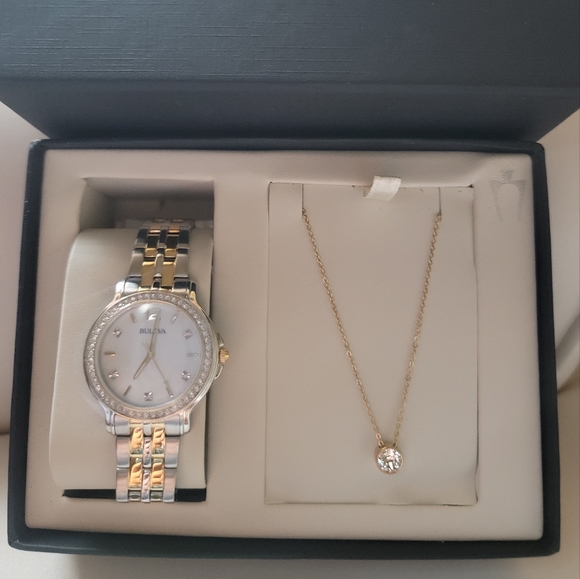 Bulova watch set necklace - Picture 3 of 5